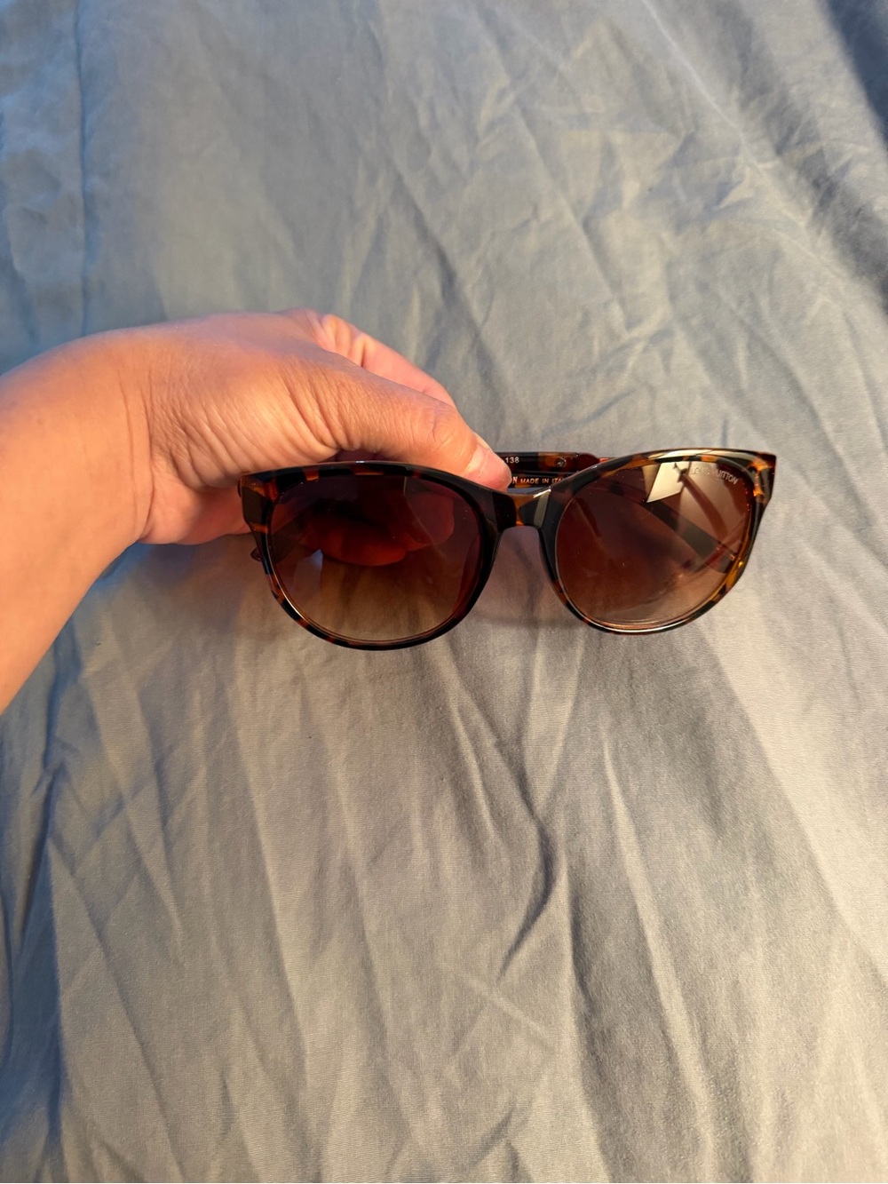 Tortoiseshell Cat-Eye Women's Sunglasses - Brown Lenses